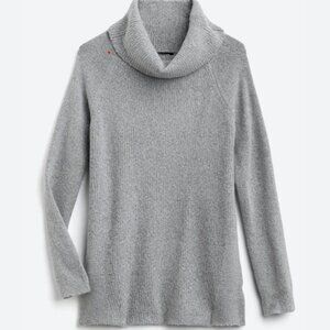 Pink Clover L Grey Fulton Cowl Neck Pullover